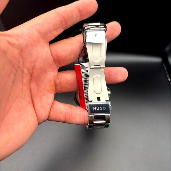 HUGO Mens 1530224 Stainless Steel Blue Dial Street Diver Style Quartz Watch 50m - Picture 10 of 17